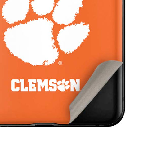 Clemson University Tiger Print Galaxy Z Flip Skin