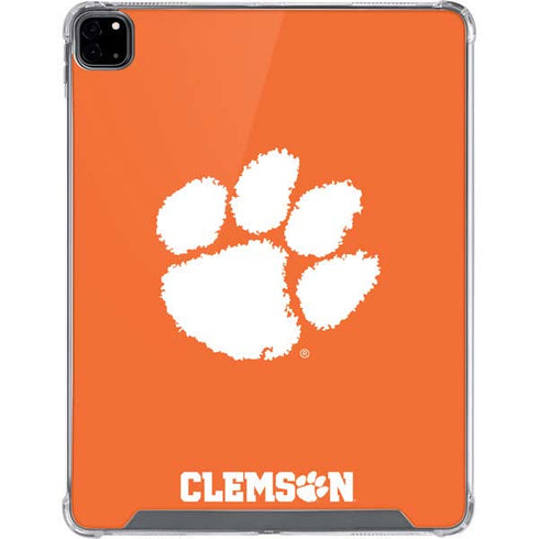 Clemson University Tiger Print iPad Pro 12.9in (2020) Clear Case