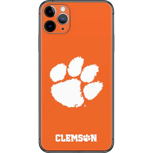 Clemson University Tiger Print iPhone 11 Pro Max Skin