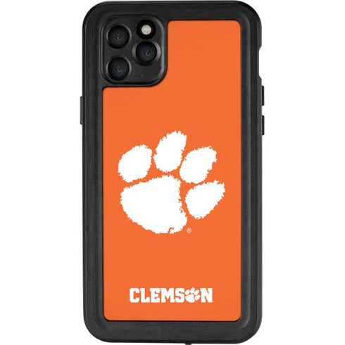 Clemson University Tiger Print iPhone 11 Pro Max Waterproof Case