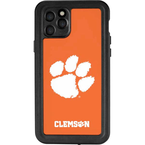 Clemson University Tiger Print iPhone 11 Pro Waterproof Case