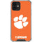 Clemson University Tiger Print iPhone 12 Clear Case
