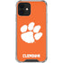 Clemson University Tiger Print iPhone 12 Mini Clear Case