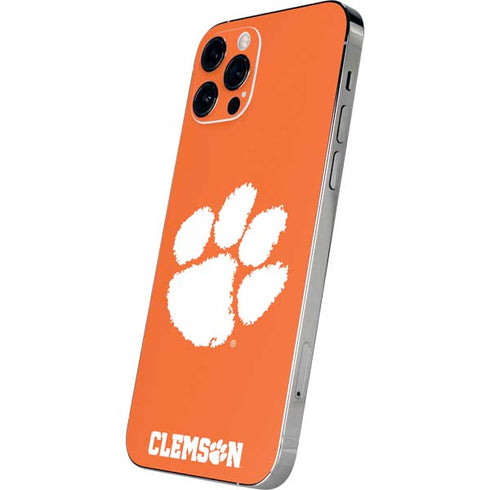 Clemson University Tiger Print iPhone 12 Pro Max Skin