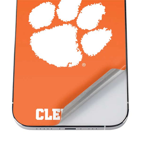Clemson University Tiger Print iPhone 12 Pro Max Skin