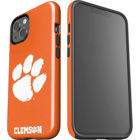 Clemson University Tiger Print iPhone 15 Impact Case