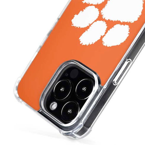 Clemson University Tiger Print iPhone 15 Pro MagSafe Case