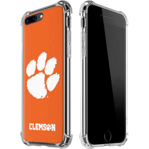 Clemson University Tiger Print iPhone 7/8 Plus Clear Case