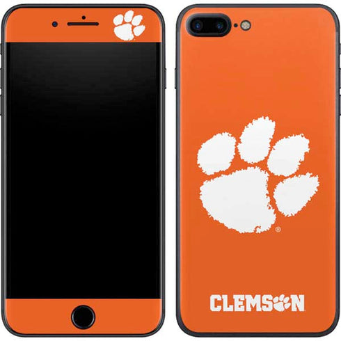Clemson University Tiger Print iPhone 8 Plus Skin
