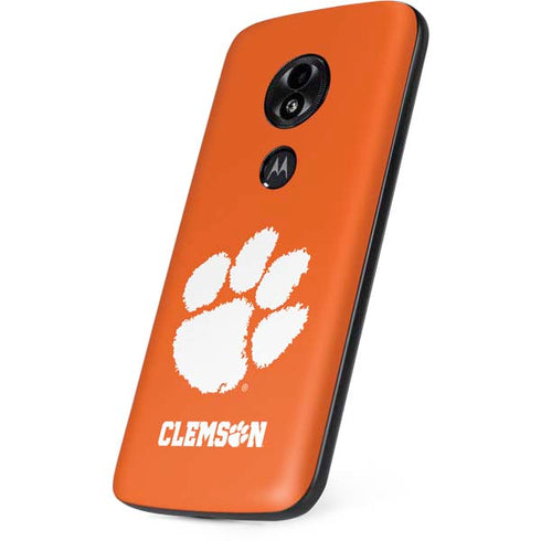 Clemson University Tiger Print Moto E5 Play Skin