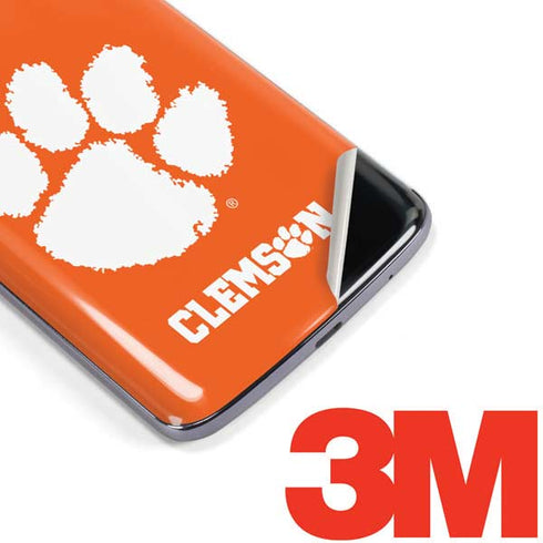 Clemson University Tiger Print Moto E5 Plus Skin
