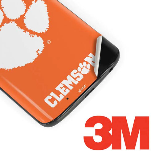 Clemson University Tiger Print Moto G6 Skin