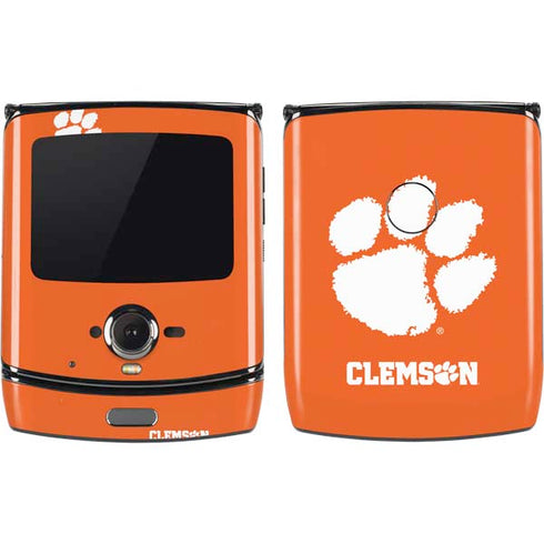 Clemson University Tiger Print Motorola RAZR Skin