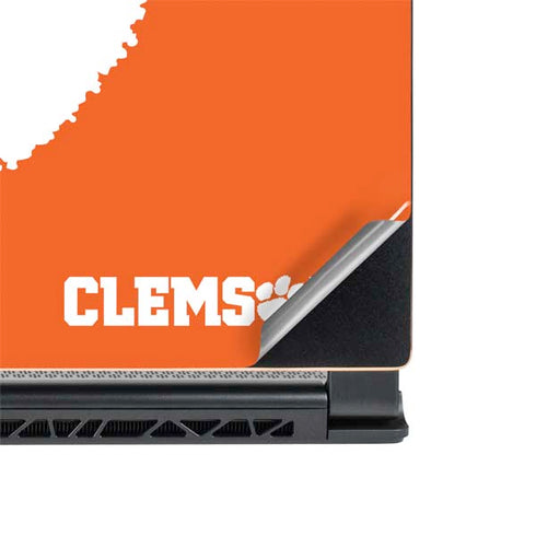 Clemson University Tiger Print MSI GS65 Stealth Laptop Skin