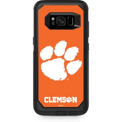 Clemson University Tiger Print Otterbox Commuter Galaxy Skin