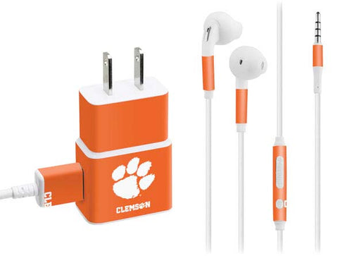 Clemson University Tiger Print Phone Charger Skin