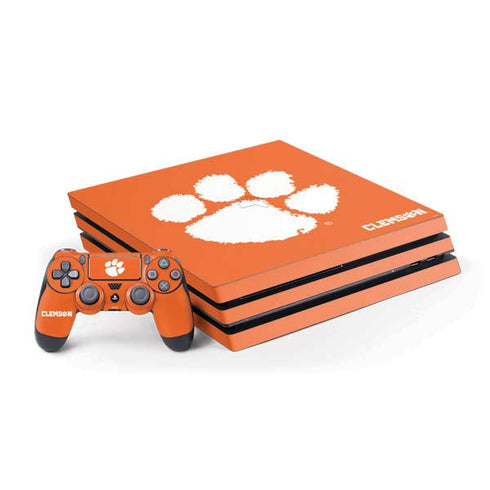 Clemson University Tiger Print PS4 Pro Bundle Skin