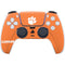 Clemson University Tiger Print PS5 Controller Skin