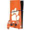 Clemson University Tiger Print PS5 Slim Digital Edition Bundle Skin