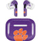 Clemson University Tiger Print Purple Apple AirPods Pro Skin