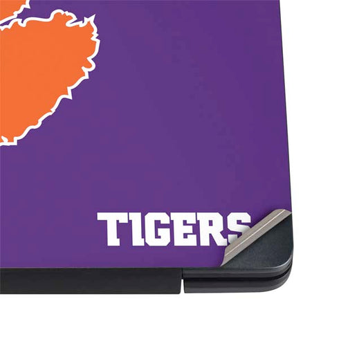 Clemson University Tiger Print Purple Dell Vostro Skin