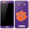 Clemson University Tiger Print Purple Galaxy J7 Skin