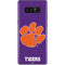 Clemson University Tiger Print Purple Galaxy Note 8 Skin