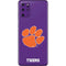 Clemson University Tiger Print Purple Galaxy S20 Plus Skin