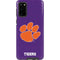 Clemson University Tiger Print Purple Galaxy S20 Pro Case