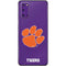 Clemson University Tiger Print Purple Galaxy S20 Skin
