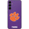 Clemson University Tiger Print Purple Galaxy S23 FE Skin
