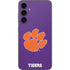 Clemson University Tiger Print Purple Galaxy S23 FE Skin