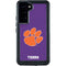 Clemson University Tiger Print Purple Galaxy S23 Plus Waterproof Case