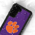 Clemson University Tiger Print Purple Galaxy S23 Plus Waterproof Case