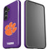 Clemson University Tiger Print Purple Galaxy S24 Impact Case