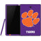 Clemson University Tiger Print Purple Samsung Galaxy Tab Skin