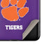 Clemson University Tiger Print Purple Galaxy Z Flip Skin