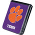 Clemson University Tiger Print Purple Galaxy Z Flip5 5G Skin