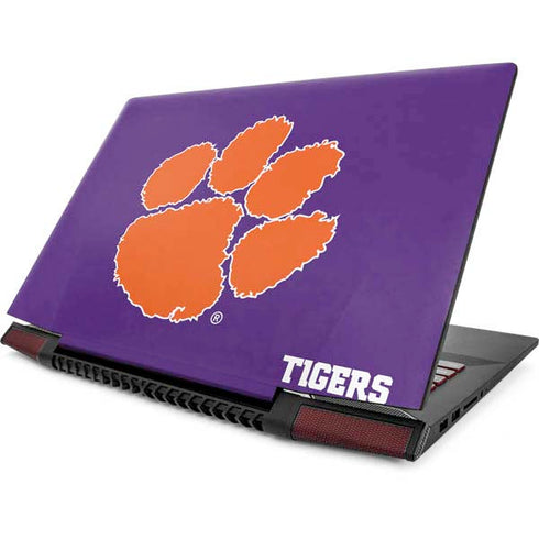 Clemson University Tiger Print Purple Lenovo IdeaPad Skin