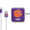 Clemson University Tiger Print Purple iPad Charger (10W USB) Skin