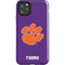 Clemson University Tiger Print Purple iPhone 11 Pro Max Impact Case