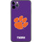 Clemson University Tiger Print Purple iPhone 11 Pro Max Skin