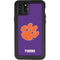 Clemson University Tiger Print Purple iPhone 11 Pro Max Waterproof Case