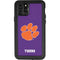 Clemson University Tiger Print Purple iPhone 11 Pro Waterproof Case