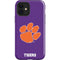 Clemson University Tiger Print Purple iPhone 12 Impact Case