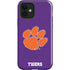 Clemson University Tiger Print Purple iPhone 12 Impact Case