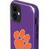 Clemson University Tiger Print Purple iPhone 12 Impact Case