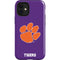 Clemson University Tiger Print Purple iPhone 12 Mini Impact Case