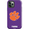 Clemson University Tiger Print Purple iPhone 12 Pro Impact Case