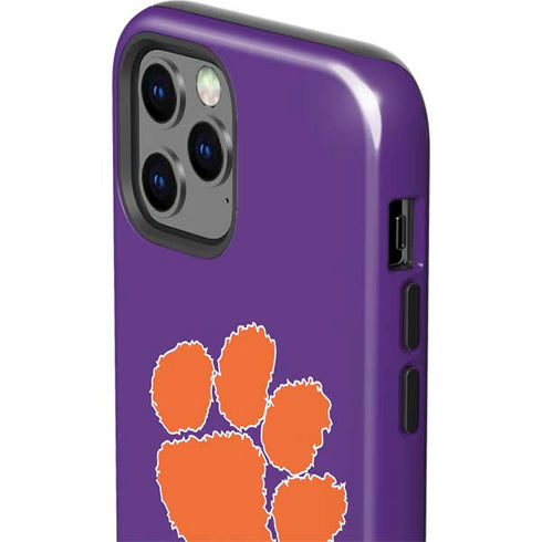Clemson University Tiger Print Purple iPhone 12 Pro Impact Case